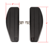 Thrashin Supply Mini Floorboards - Black - Dyna, Sportster, Fxr, Softail...
